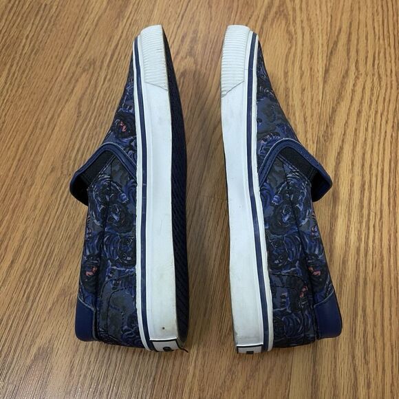 KENZO blue tiger canvas slip on sneaker shoes size 37 - Picture 5 of 7